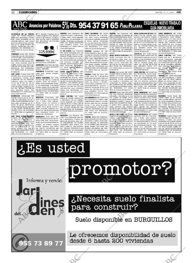 ABC SEVILLA 17-04-2007 página 86