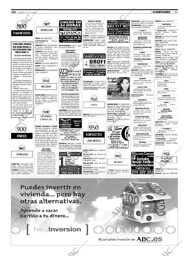 ABC SEVILLA 17-04-2007 página 89