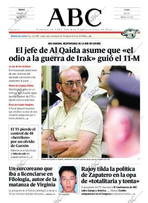 ABC MADRID 18-04-2007 página 1