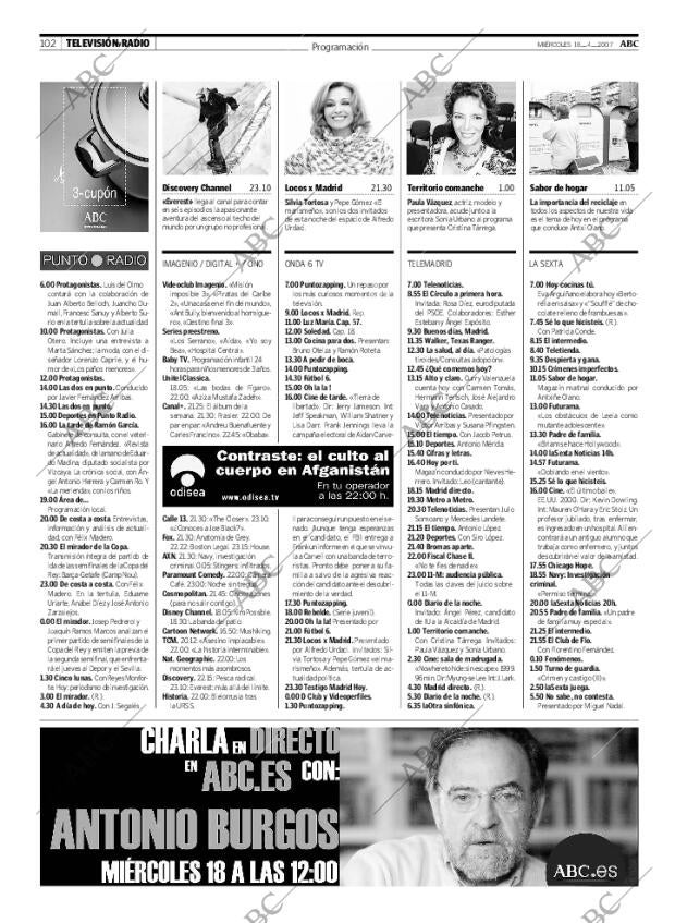 ABC MADRID 18-04-2007 página 102