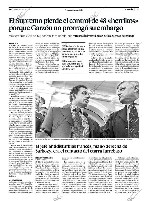 ABC MADRID 18-04-2007 página 17