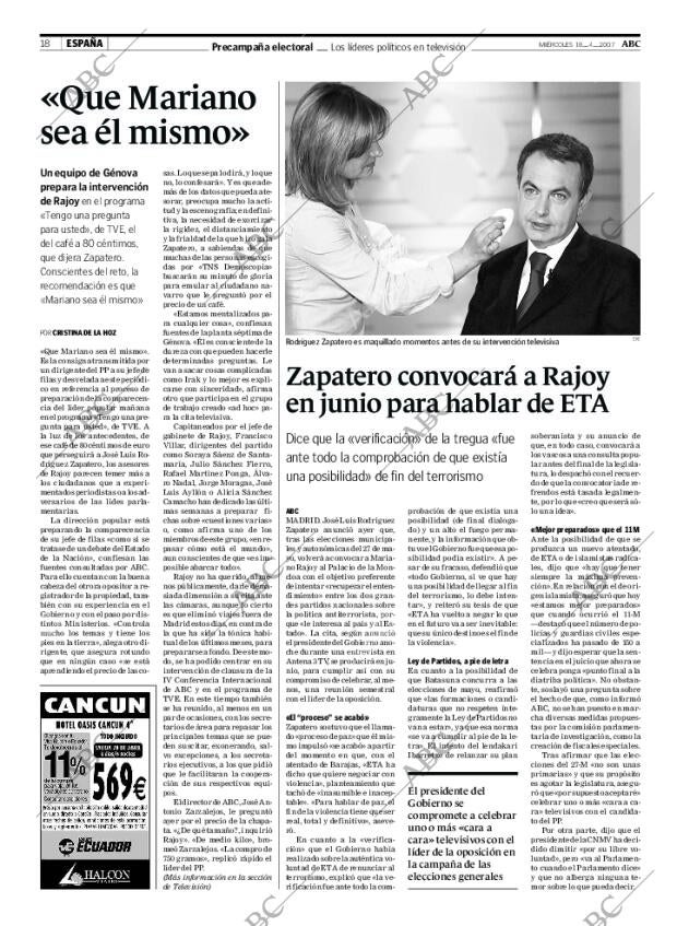 ABC MADRID 18-04-2007 página 18