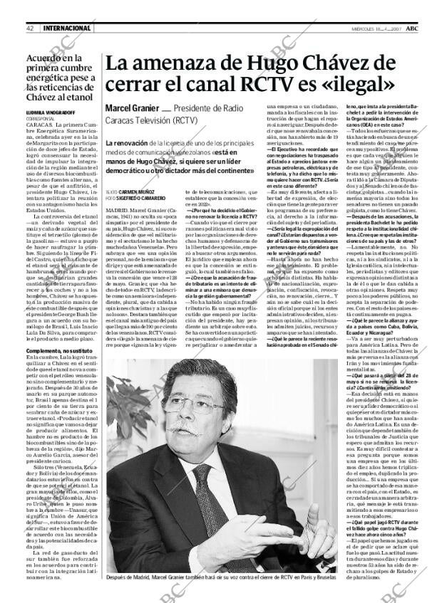 ABC MADRID 18-04-2007 página 42