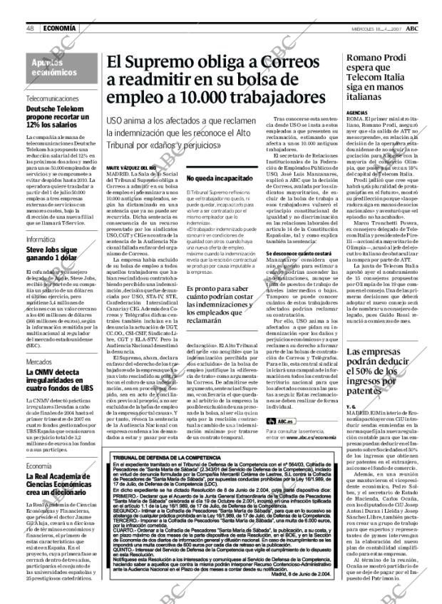 ABC MADRID 18-04-2007 página 48