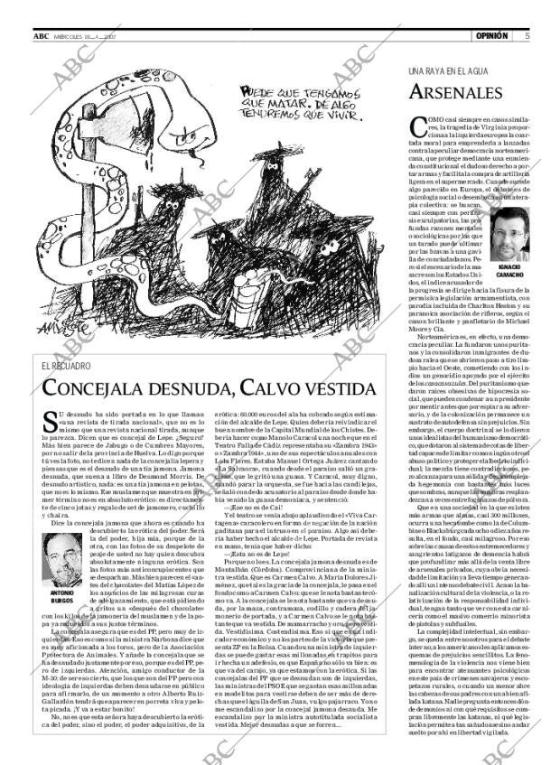 ABC MADRID 18-04-2007 página 5