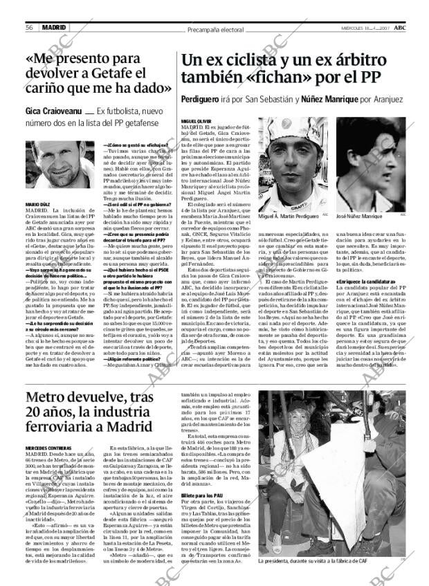 ABC MADRID 18-04-2007 página 56
