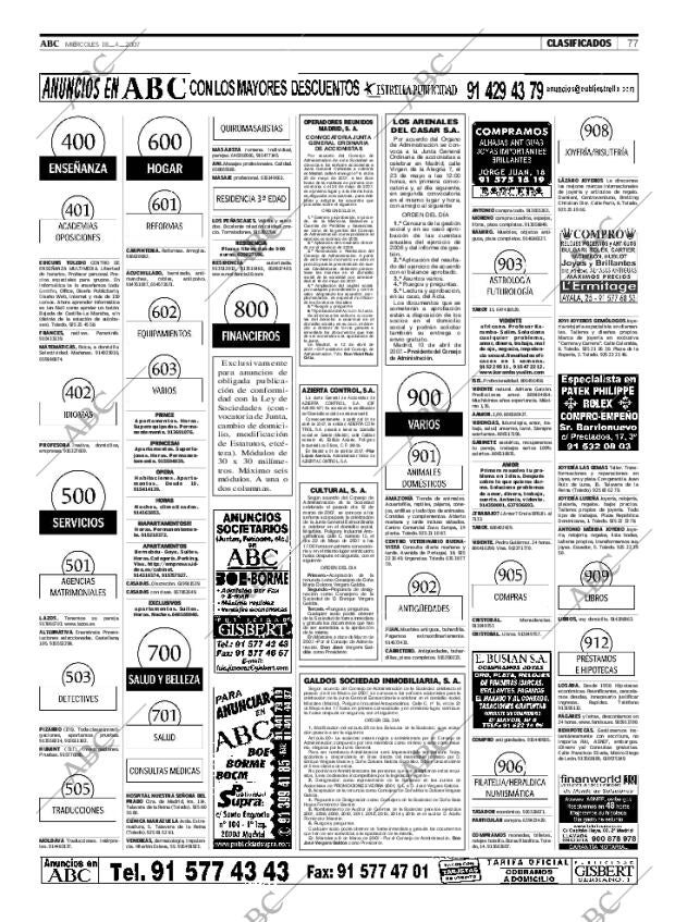 ABC MADRID 18-04-2007 página 77