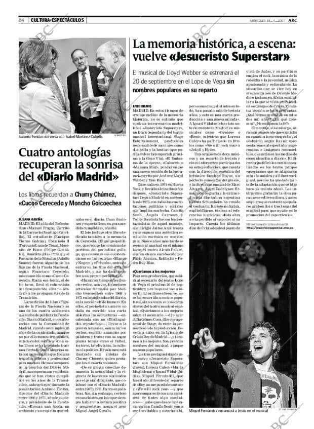 ABC MADRID 18-04-2007 página 84