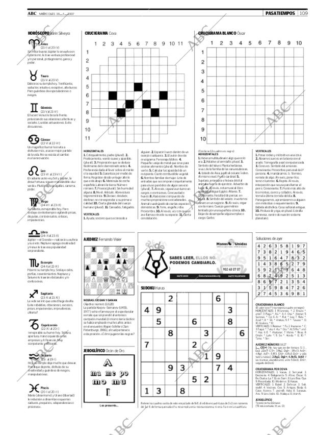ABC SEVILLA 18-04-2007 página 109