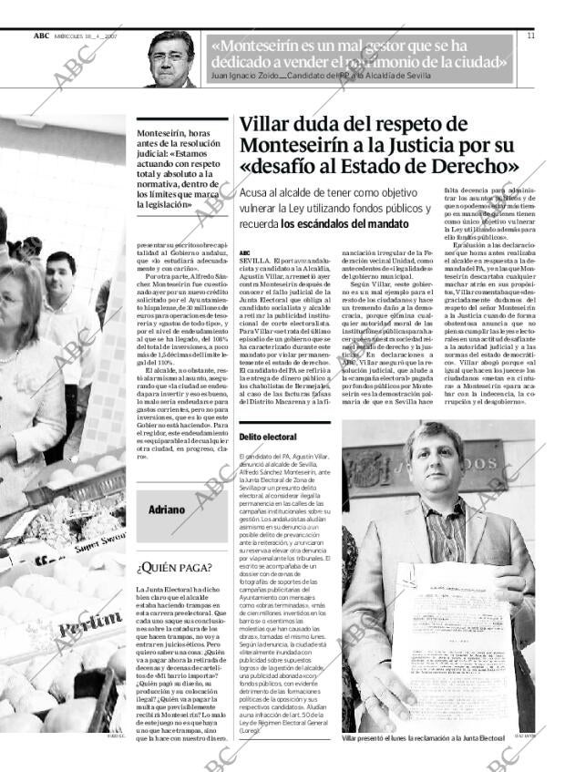 ABC SEVILLA 18-04-2007 página 11