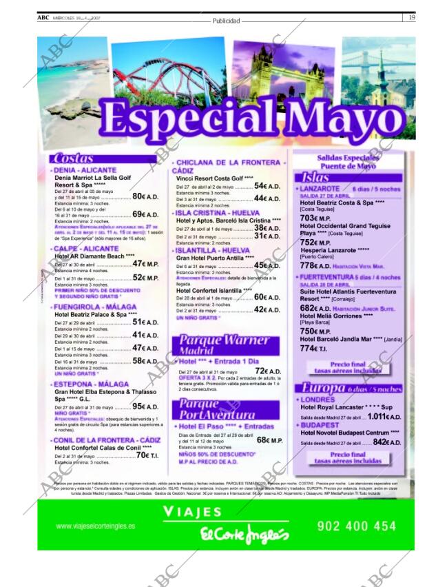 ABC SEVILLA 18-04-2007 página 19
