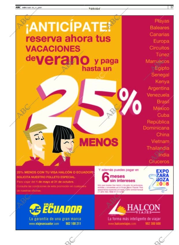 ABC SEVILLA 18-04-2007 página 57