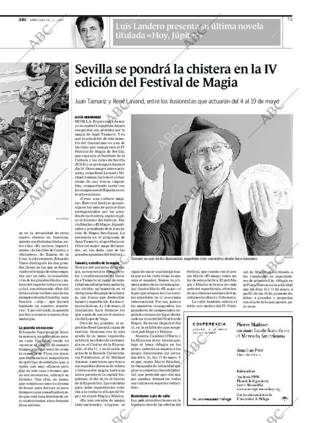 ABC SEVILLA 18-04-2007 página 73