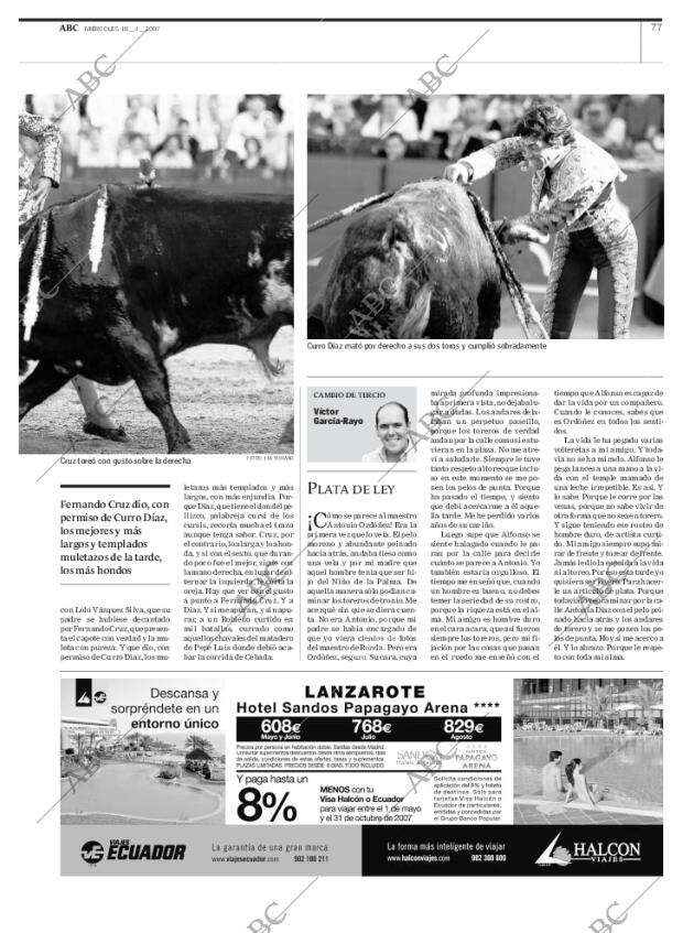 ABC SEVILLA 18-04-2007 página 77