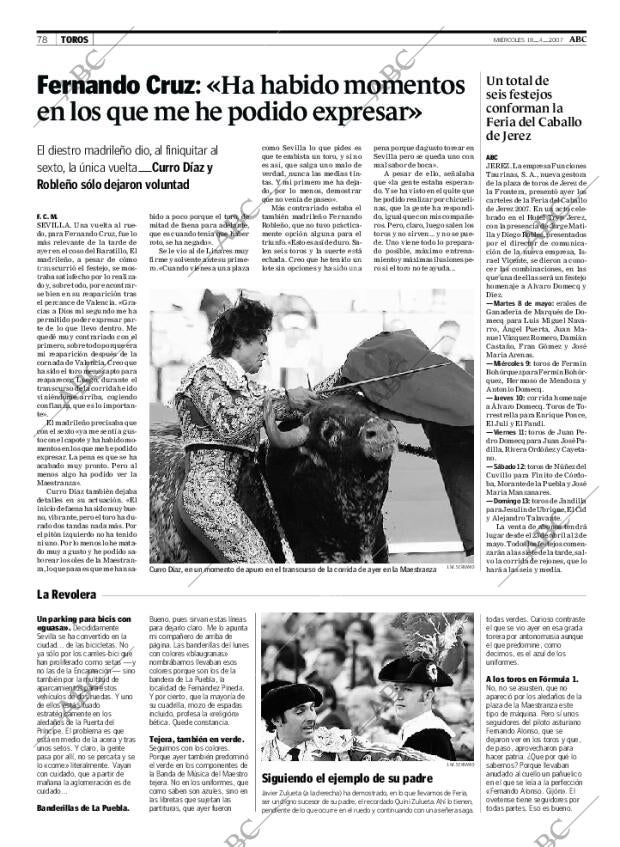 ABC SEVILLA 18-04-2007 página 78