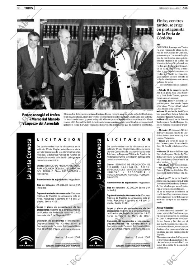 ABC SEVILLA 18-04-2007 página 80