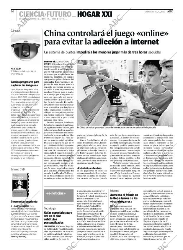 ABC SEVILLA 18-04-2007 página 96