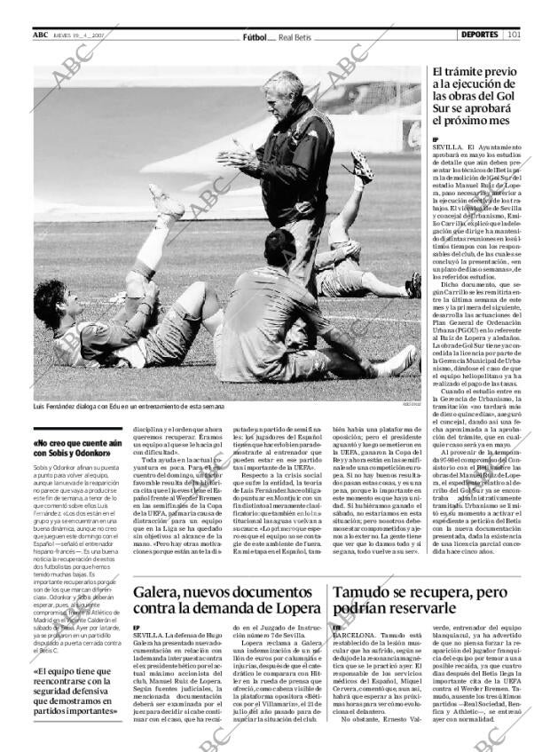 ABC SEVILLA 19-04-2007 página 101