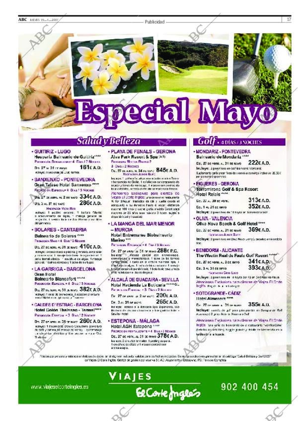 ABC SEVILLA 19-04-2007 página 17