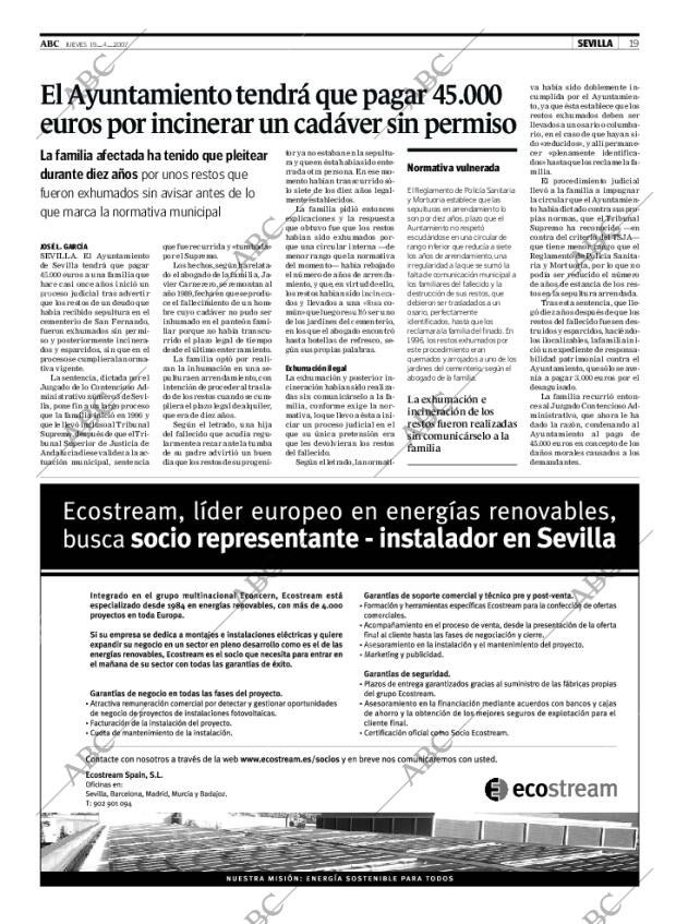 ABC SEVILLA 19-04-2007 página 19