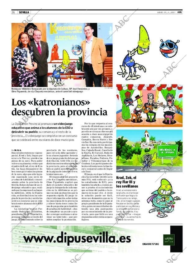 ABC SEVILLA 19-04-2007 página 26