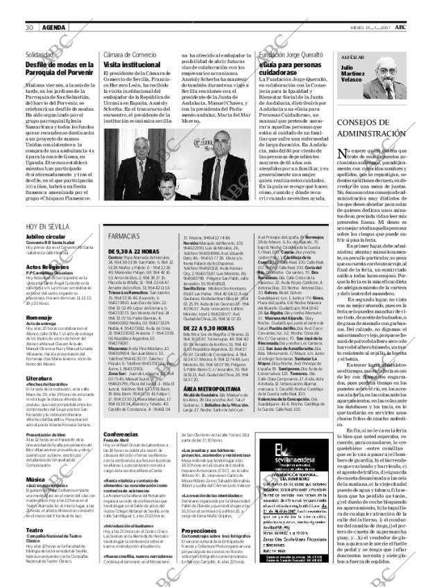 ABC SEVILLA 19-04-2007 página 30