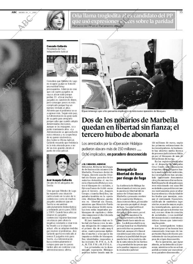ABC SEVILLA 19-04-2007 página 35