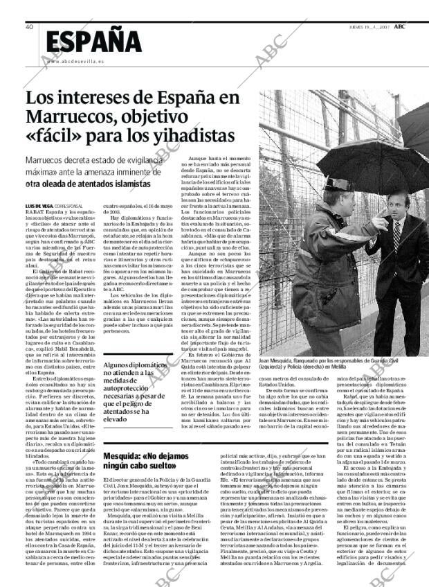 ABC SEVILLA 19-04-2007 página 40