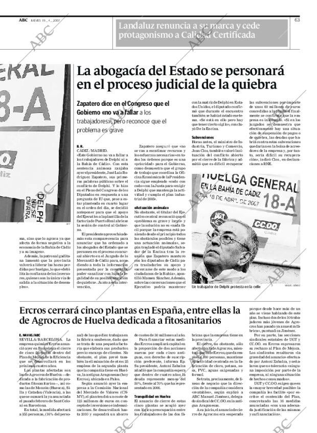 ABC SEVILLA 19-04-2007 página 63