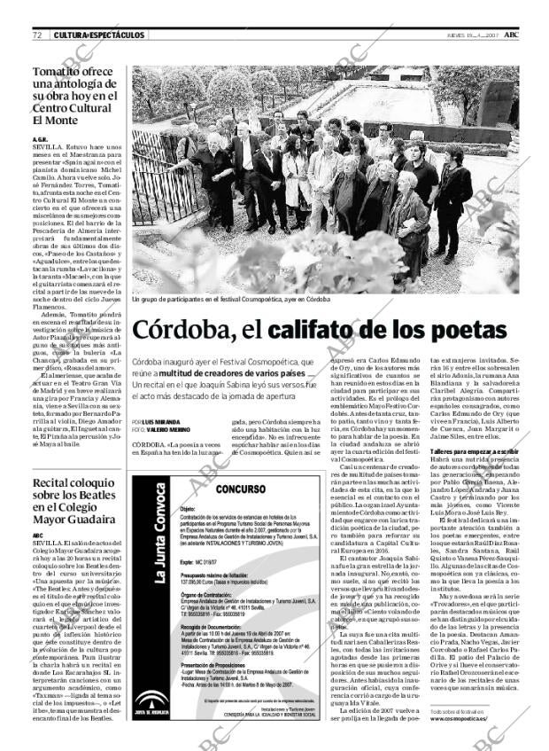 ABC SEVILLA 19-04-2007 página 72