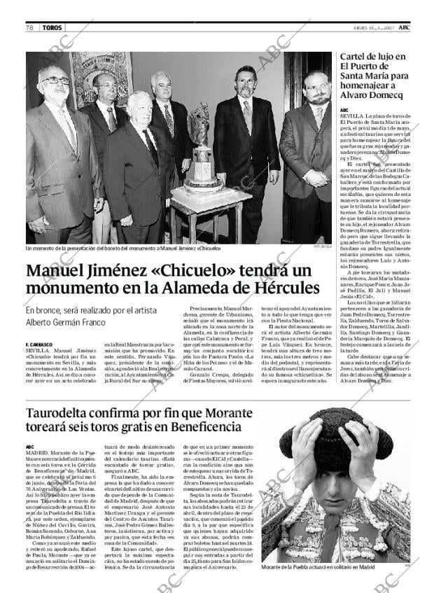 ABC SEVILLA 19-04-2007 página 78
