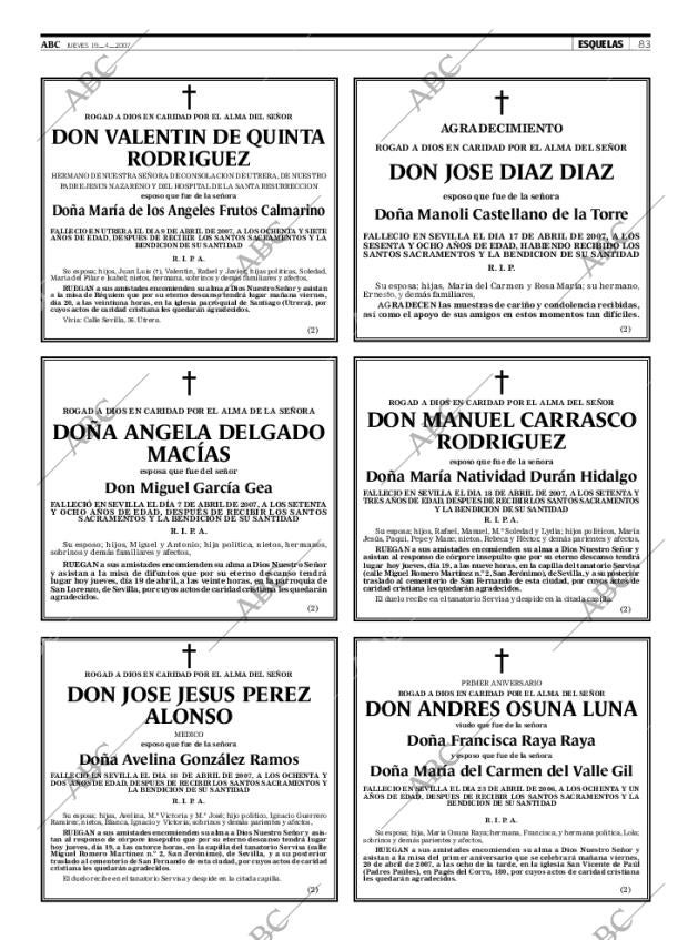 ABC SEVILLA 19-04-2007 página 83