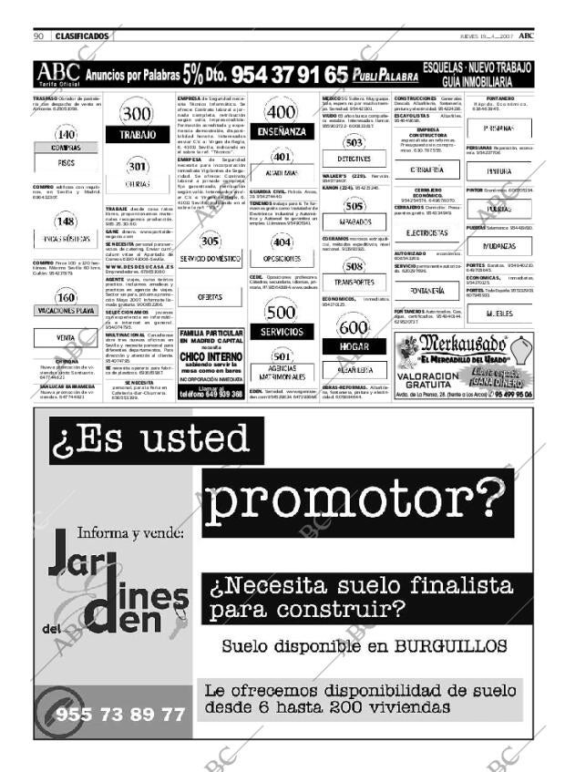 ABC SEVILLA 19-04-2007 página 90