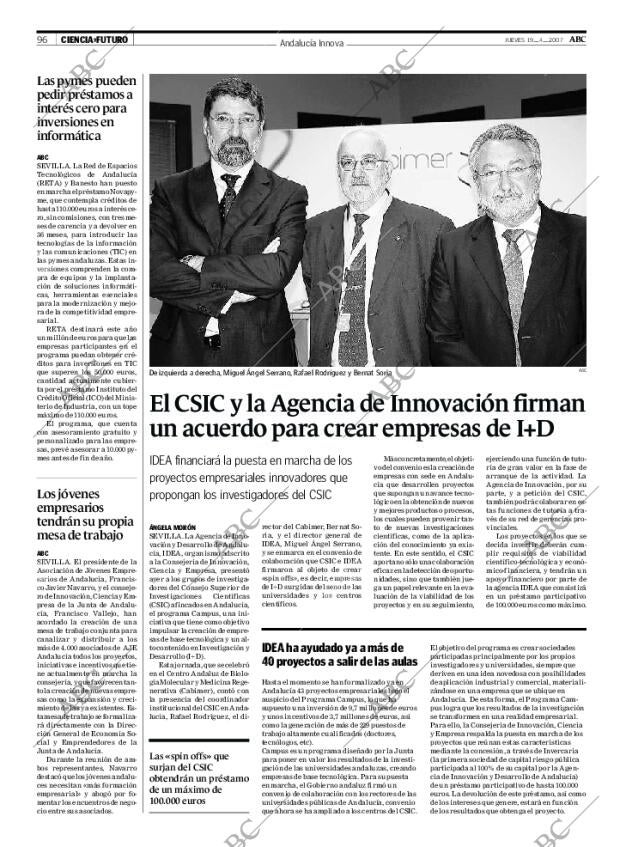 ABC SEVILLA 19-04-2007 página 96