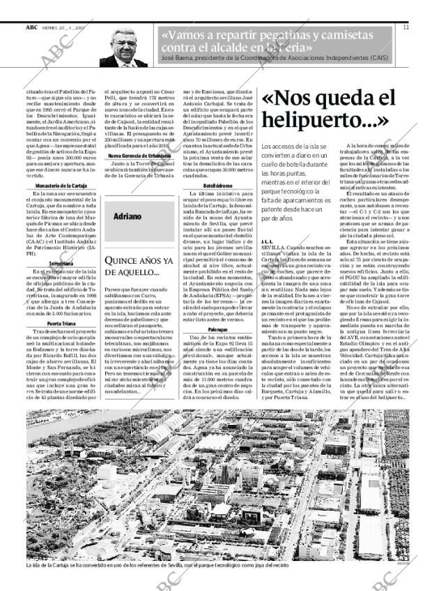ABC SEVILLA 20-04-2007 página 11