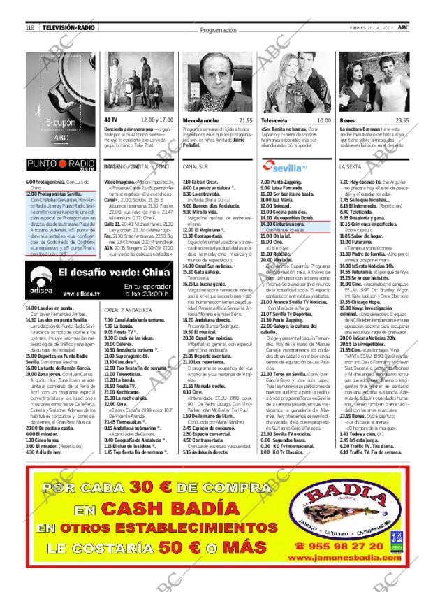 ABC SEVILLA 20-04-2007 página 118