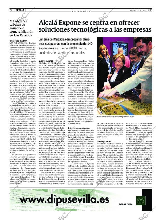 ABC SEVILLA 20-04-2007 página 24