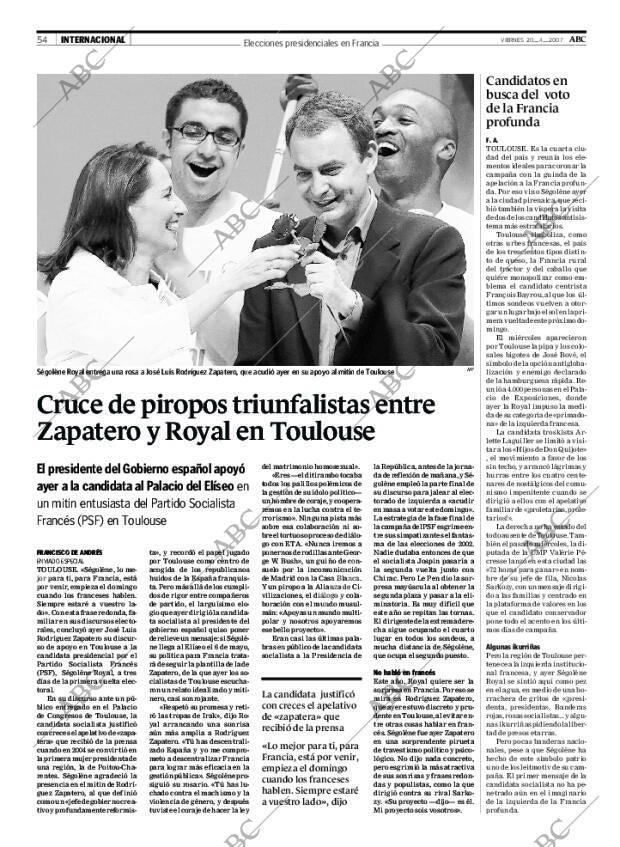 ABC SEVILLA 20-04-2007 página 54