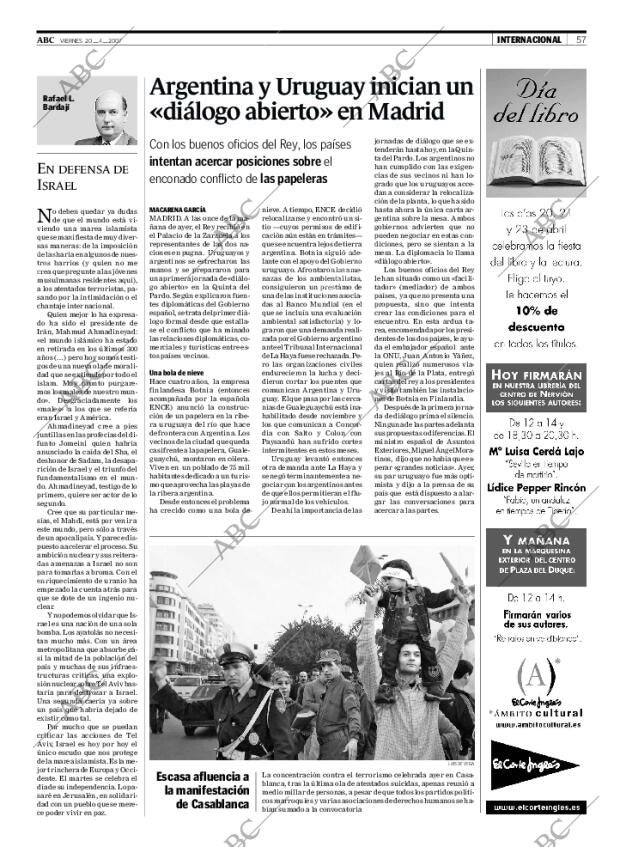 ABC SEVILLA 20-04-2007 página 57