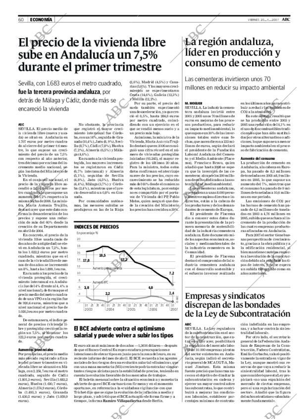 ABC SEVILLA 20-04-2007 página 60