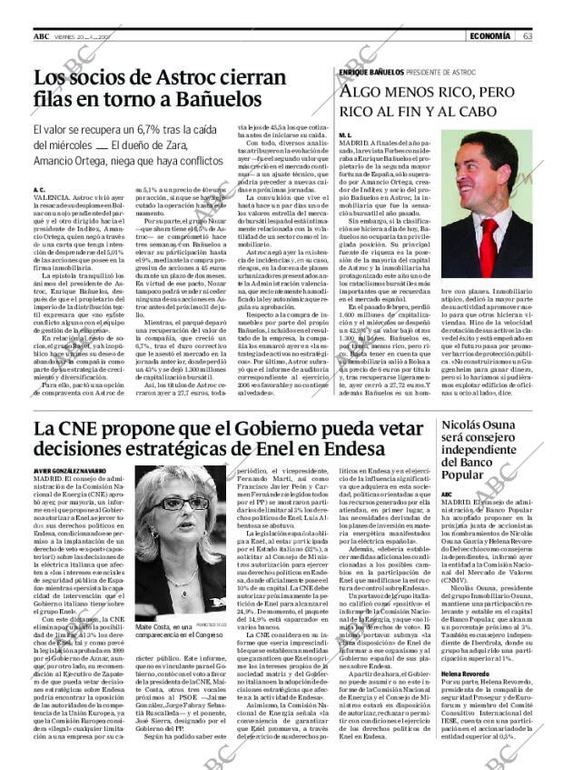 ABC SEVILLA 20-04-2007 página 63