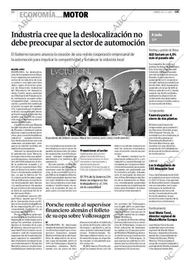 ABC SEVILLA 20-04-2007 página 64