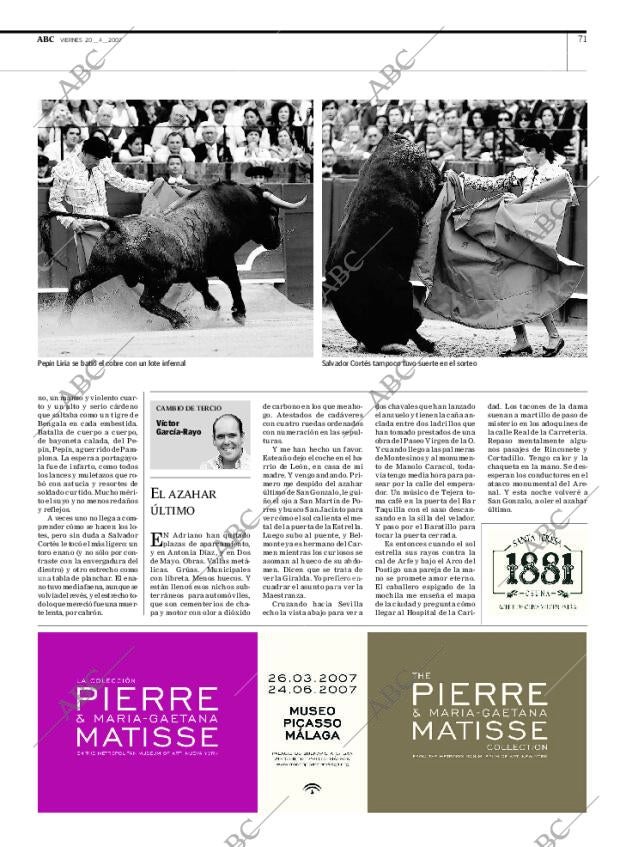 ABC SEVILLA 20-04-2007 página 71