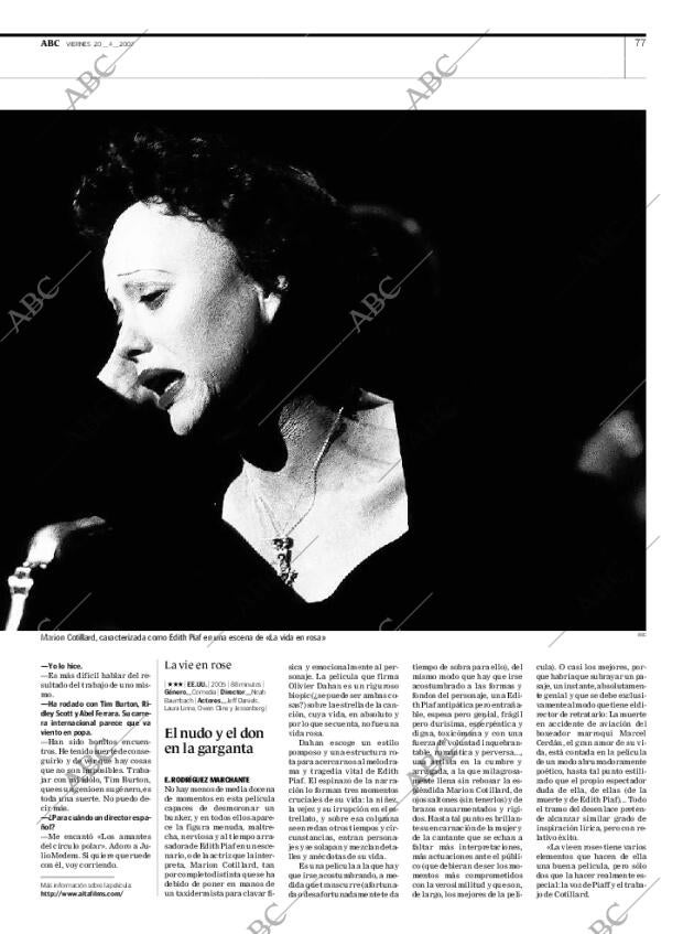 ABC SEVILLA 20-04-2007 página 77