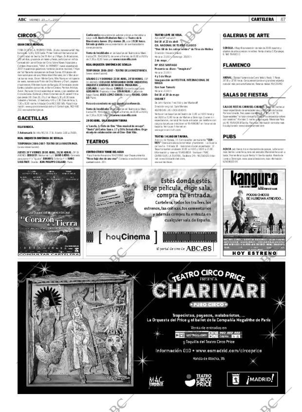 ABC SEVILLA 20-04-2007 página 87