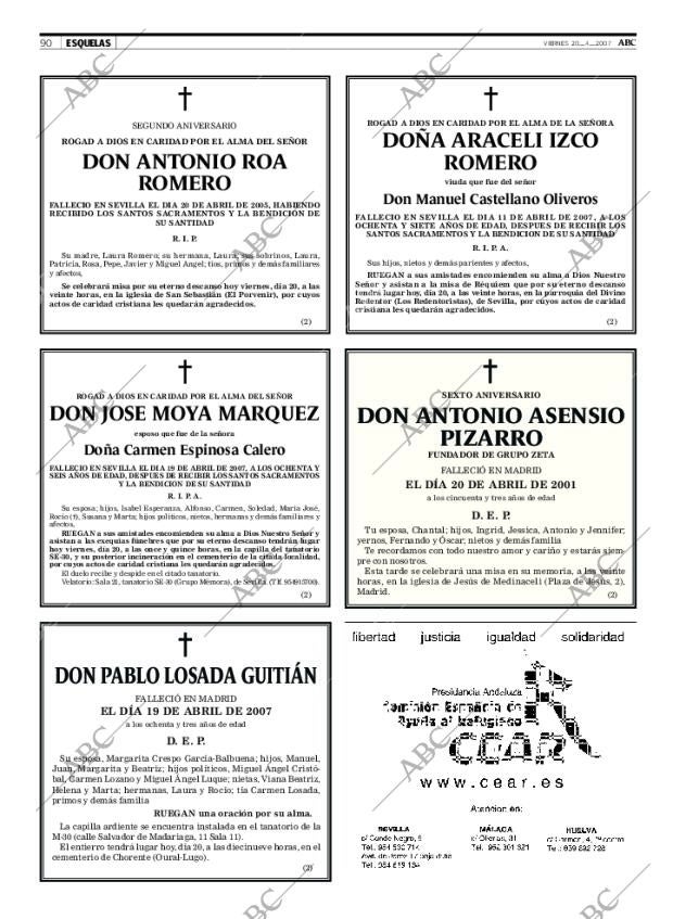 ABC SEVILLA 20-04-2007 página 90