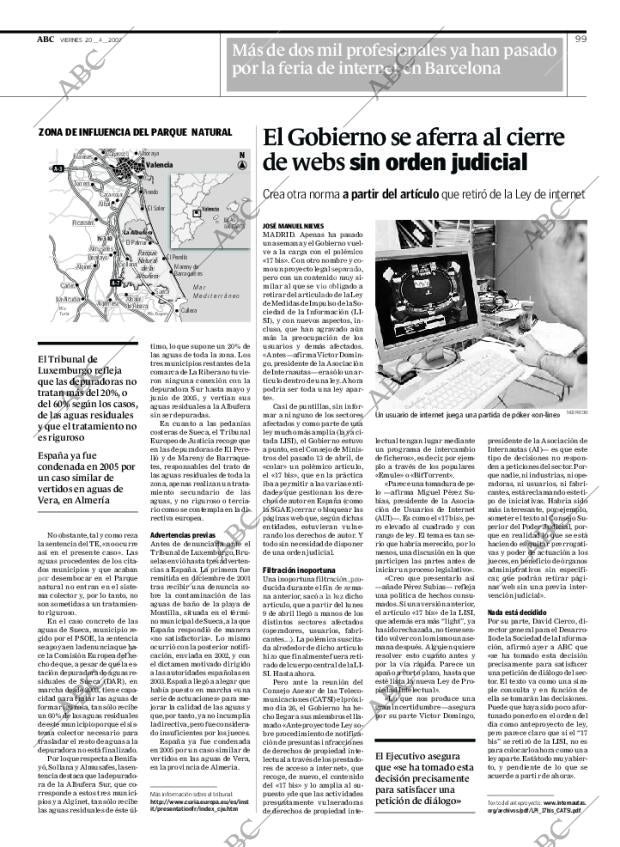 ABC SEVILLA 20-04-2007 página 99