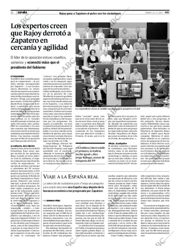 ABC MADRID 21-04-2007 página 12