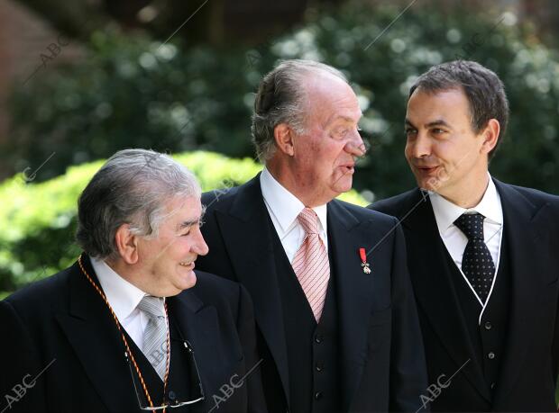 entrega del premio Cervantes de las Letras al poeta Antonio Gamoneda