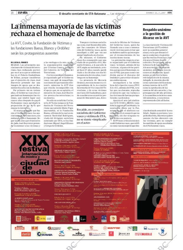 ABC MADRID 22-04-2007 página 18